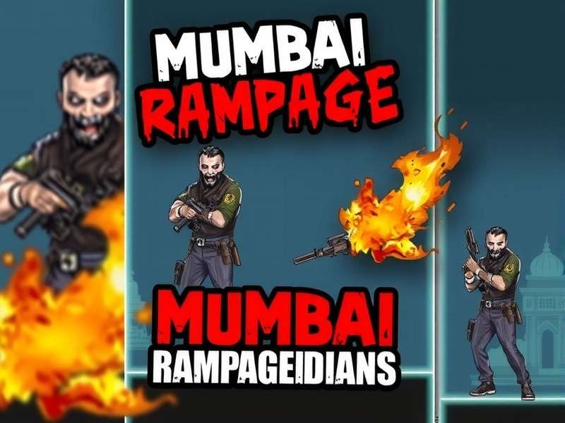 Mumbai Rampage Ruffians - Official Game Art Mumbai Rampage Ruffians Game Cover